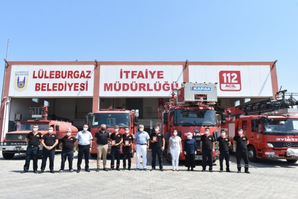 Başkan Gerenli’den kahramanlara ziyaret!