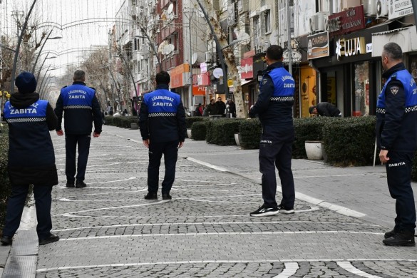 Yayalaştırma alanında sıkı denetim