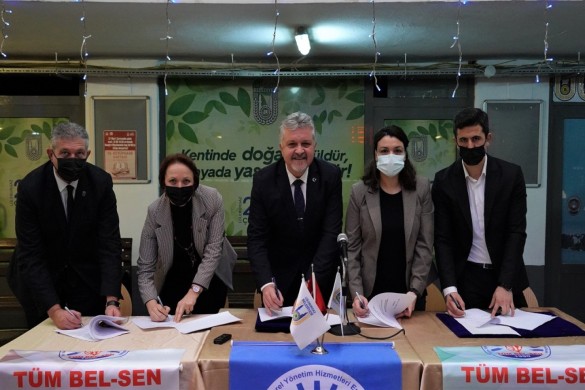 Lüleburgaz Belediyesi'nde,                         aile içi şiddete karşı önemli sözleşme!