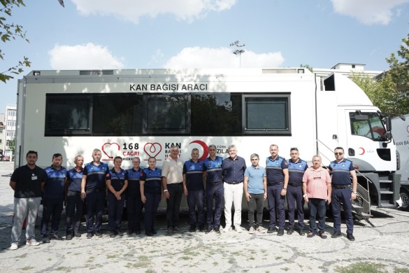 Lüleburgaz Belediyesi zabıtasından örnek davranış! “Zabıta haftasında kan bağışlayarak can oldular”