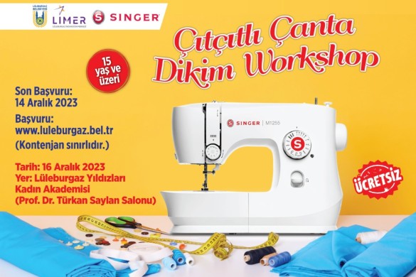 Çıtçıtlı Çanta Dikim workshopu LYKA’da