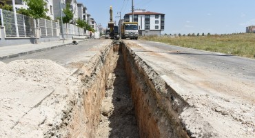 Şehit Recep Güngör Sokak’ta               altyapı çalışması