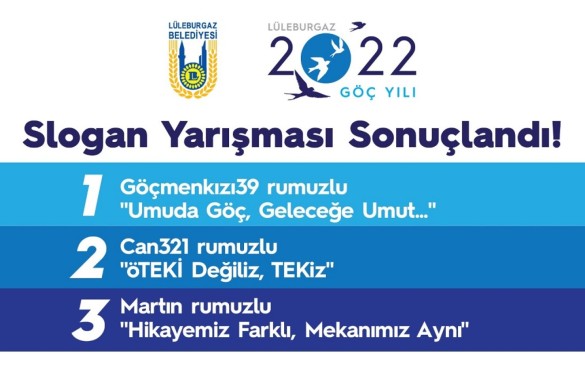 Göç Yılı slogan yarışması sonuçlandı!