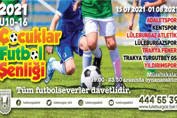 2021 Çocuklar Futbol Şenliği başladı!