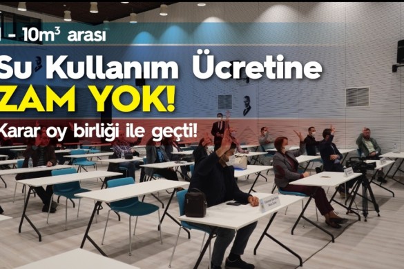 Lüleburgaz’da suya zam yok!