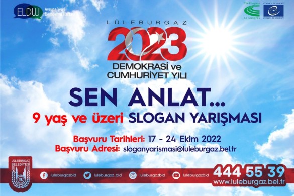 “Demokrasi ve Cumhuriyet Yılı Slogan Yarışması başlıyor!”
