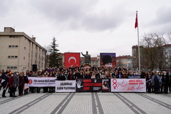 Lüleburgaz’da kadınlar alanlarda!
