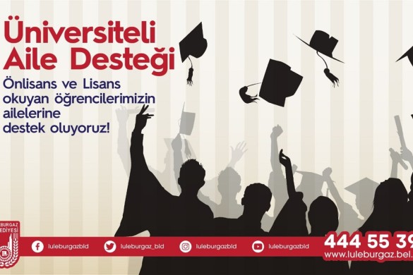 Üniversiteli ailelere destek devam ediyor!