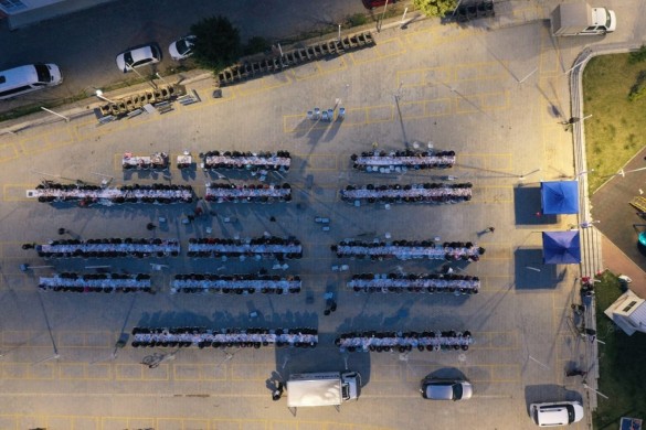 Lüleburgaz’da 600 kişilik iftar sofrası!