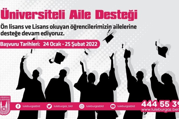 Üniversiteli Aile Desteğinde Bahar Dönemi başlıyor!