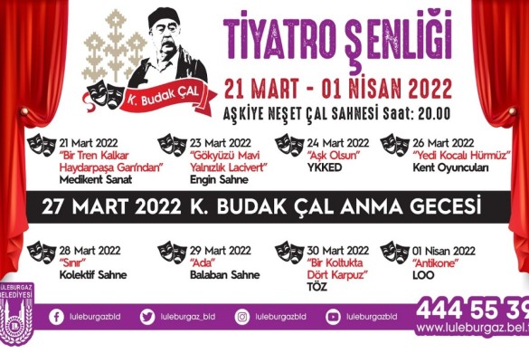 Budak Çal Tiyatro Şenliği başlıyor!