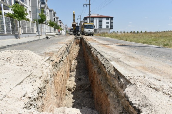 Şehit Recep Güngör Sokak’ta               altyapı çalışması