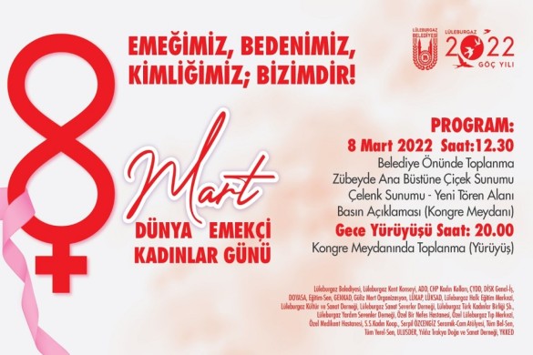 Lüleburgaz kadını 8 Mart’ta meydanlarda!