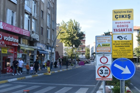 O bölgelerden araçla girilemeyecek!